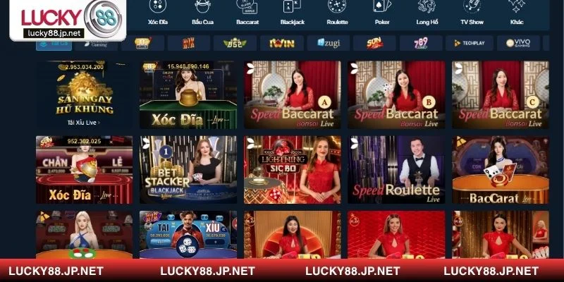 Casino LUCKY88 là thiên đường cá cược cơ hội nhận thưởng luôn rộng mở